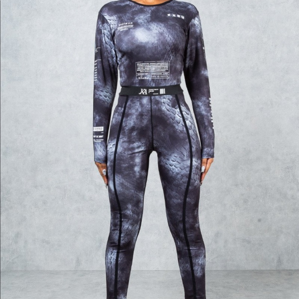 Snake Print Jumpsuit.